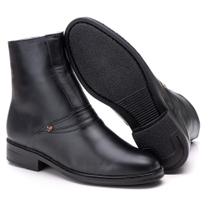 Bota Coturno Masculina Confort 6500 Ranster Casual Couro Legítimo