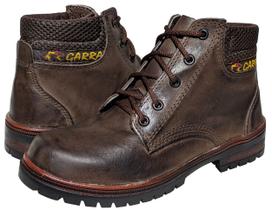 Bota Coturno Masculina Couro Cano Médio Sapato Casual Macio Confortavel