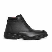 Bota Coturno Masculina Couro Confortável Bota Coturno Masculina Couro Confortável