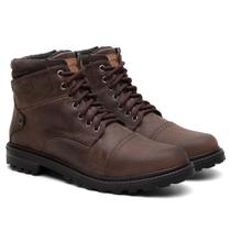 Bota Coturno Masculina Couro Venetto Cano Médio Cadarço Bota Coturno Masculina Couro Venetto Cano Médio Cadarço