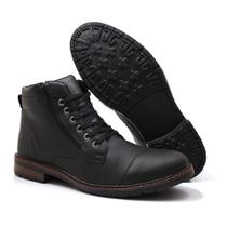 Bota Coturno Masculina Ideal Para O Dia A Dia Super Confortável Barato Ref211Z