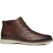 Bota Coturno Masculina Pegada Social Couro Original Calce Fácil