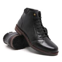 Bota Coturno Masculina Sapato Social Em Couro Legitimo (JO1000)
