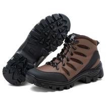 Bota Coturno Masculino Adventure Motoqueiro Cano Curto Sola Borracha Robusta Estilo Conforto