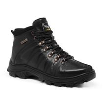 Bota Coturno Masculino Adventure Preto Sola Tratorada Venan