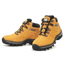 Bota Coturno Masculino Adventure Trilha em Couro