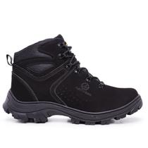 Bota Coturno Masculino Adventure Trilha Trabalho Couro Legitimo