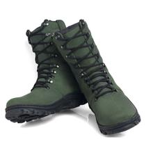 Bota Coturno Masculino Botina Cano Alto Verde Fosco