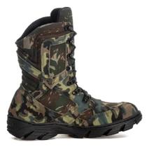 Bota Coturno Masculino Caça Cano Médio Estilo Militar Aventura Resistente Pesca Conforto