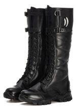 Bota Coturno Masculino Cano Super Alto Segurança PM Confortável Bota Coturno Masculino Cano Super Alto Segurança PM Confortável
