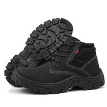 Bota Coturno Masculino Casual Confortável Preto Bota Coturno Masculino Casual Confortável Preto