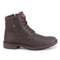 Bota Coturno Masculino Casual Confortável Social Cano Médio