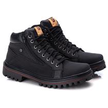 Bota Coturno Masculino Casual Solado Tratorado Macio e Confortável Bota Coturno Masculino Casual Solado Tratorado Macio e Confortável