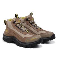 Bota Coturno Masculino Conforto Adventure Couro Reforçado Leve NL262