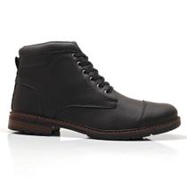 Bota Coturno Masculino Couro Casual Lançamento