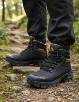 Bota Coturno Masculino Couro CATLIGHT Premium Segurança Pronta Entrega