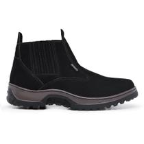 Bota Coturno Masculino Couro Legítimo Botina Casual Chelse Confort