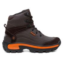 Bota Coturno Masculino Em Couro Impermeável Ref Tk 1004