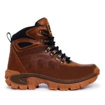 Bota Coturno Masculino Force Cat Originals Seguranca Bico PVC cafe
