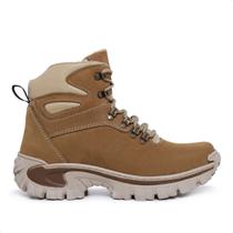 Bota Coturno Masculino Force Cat Originals Seguranca Bico PVC creme