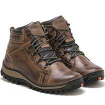 Bota Coturno Masculino Moderno Confortável Taupe Free Jump