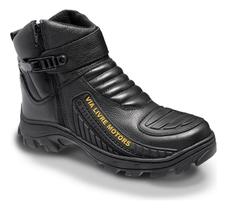 Bota Coturno Masculino Motoqueiro Protetor Marcha Motoboy Vl
