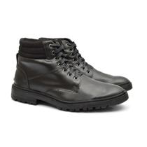 Bota Coturno Masculino Sola Borracha Antiderrapante Conforto