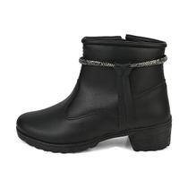 Bota Coturno Menina Infantil Ankle Boot Tira Strass