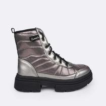 Bota Coturno MeninaTweenie Store Matelassê-Grafite Bota Coturno MeninaTweenie Store Matelassê-Grafite