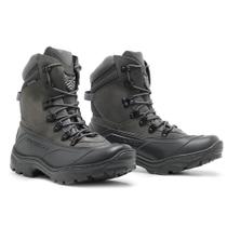 Bota Coturno Militar Acero Couro Masculino Macio Conforto