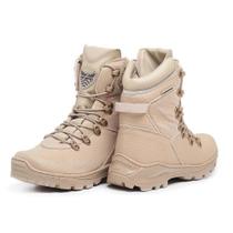 Bota Coturno Militar Acero Couro Masculino Macio Resistente