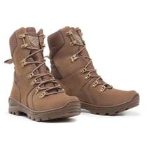 Bota Coturno Militar Acero Couro Masculino Resistente Macio