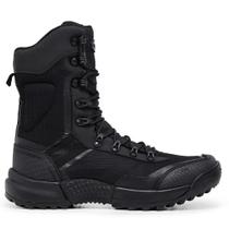 Bota Coturno Militar Acero Extra Leve Ripstop Modelo Ponto 50 Preto Cano Alto