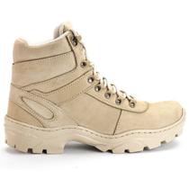 Bota Coturno Militar Areia Adventure Confortável 4093