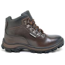 Bota Coturno Militar Couro Legítimo Fulgore Tática Leve Macia