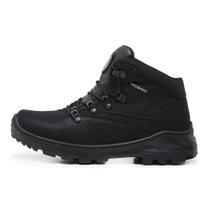 Bota Coturno Militar Extra Leve Acero Modelo Ripstop Mid Preto Cano Curto