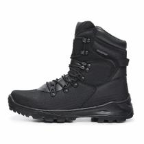 Bota Coturno Militar Extra Leve Acero Modelo Ripstop Preto Cano Alto
