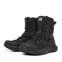 Bota Coturno Militar Extra Leve Acero One Preto Cano Alto Bota Coturno Militar Extra Leve Acero One Preto Cano Alto