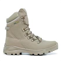 Bota Coturno Militar Extra Leve Acero Ripstop Areia Cano Alto Bota Coturno Militar Extra Leve Acero Ripstop Areia Cano Alto