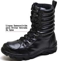 Bota coturno militar martz preta