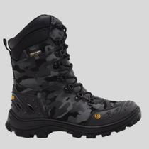 Bota Coturno Militar Motociclista Couro Feminino Masculino