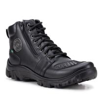 Bota Coturno Militar Motociclista Ziper Lateral Crshoes 8020