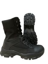 Bota Coturno Militar Preta Masculino Confortável Cano Alto