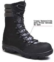 Bota Coturno Militar Tático Unisex Couro Macio Bota Coturno Militar Tático Unisex Couro Macio