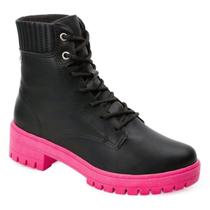 Bota Coturno Mississipi Tratorado MS22 Q6601 Pto/Pink