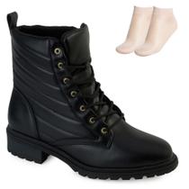 Bota Coturno Modare e Meia MD23-70741 Bota Coturno Modare e Meia MD23-70741