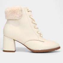 Bota Coturno Modare Pelo Cano Baixo Feminina