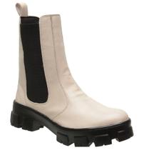 Bota Coturno Modinha Inverno Solado Tratorado Alto Cano Médio Gmm Shoes