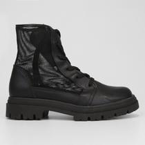 Bota Coturno Moleca Cano Médio Feminina Bota Coturno Moleca Cano Médio Feminina