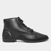 Bota Coturno Moleca Salto Baixo Feminina Bota Coturno Moleca Salto Baixo Feminina